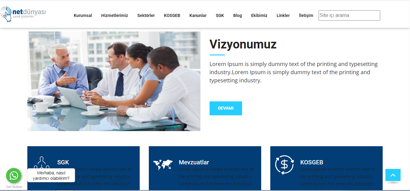 Ana Okul ve Okullar İçin Hazır Web Sitesi - ND04