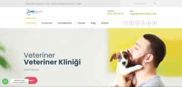 Veteriner Kliniği İçin Hazır Web Sitesi - ND16