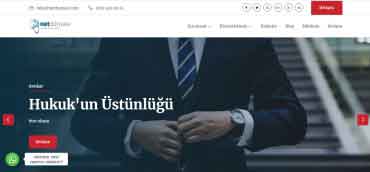 Hukuk Büroları İçin Hazır Web Sitesi