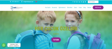 Ana Okul ve Okullar İçin Hazır Web Sitesi - ND04