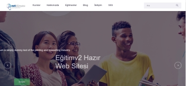 Eğitim Hazır Web Siteleri