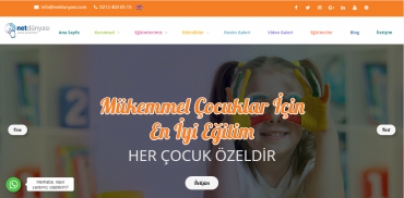 Ana Okul ve Okullar İçin Hazır Web Sitesi - ND06